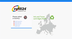 Desktop Screenshot of druckertankstellen.refill24.de